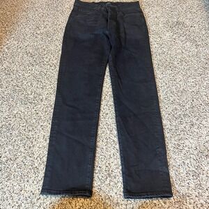 EDWIN‎ Hana Classic Tapered Black Denim Jeans Women's Size 25